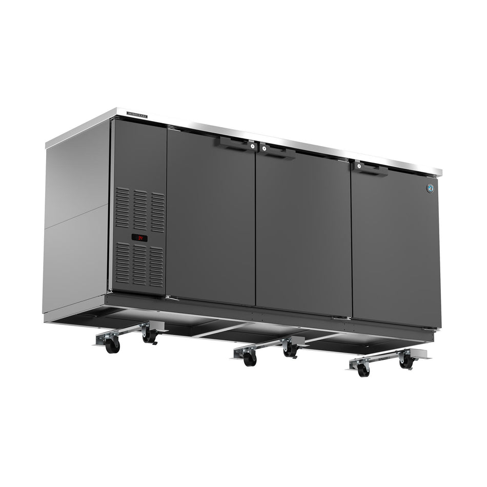 Hoshizaki BB80 80" 3-Door Commercial Back Bar Cooler, BB Series, 115V