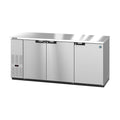 Hoshizaki BB80-S 80" 3-Door Commercial Back Bar Cooler, BB Series, 115V