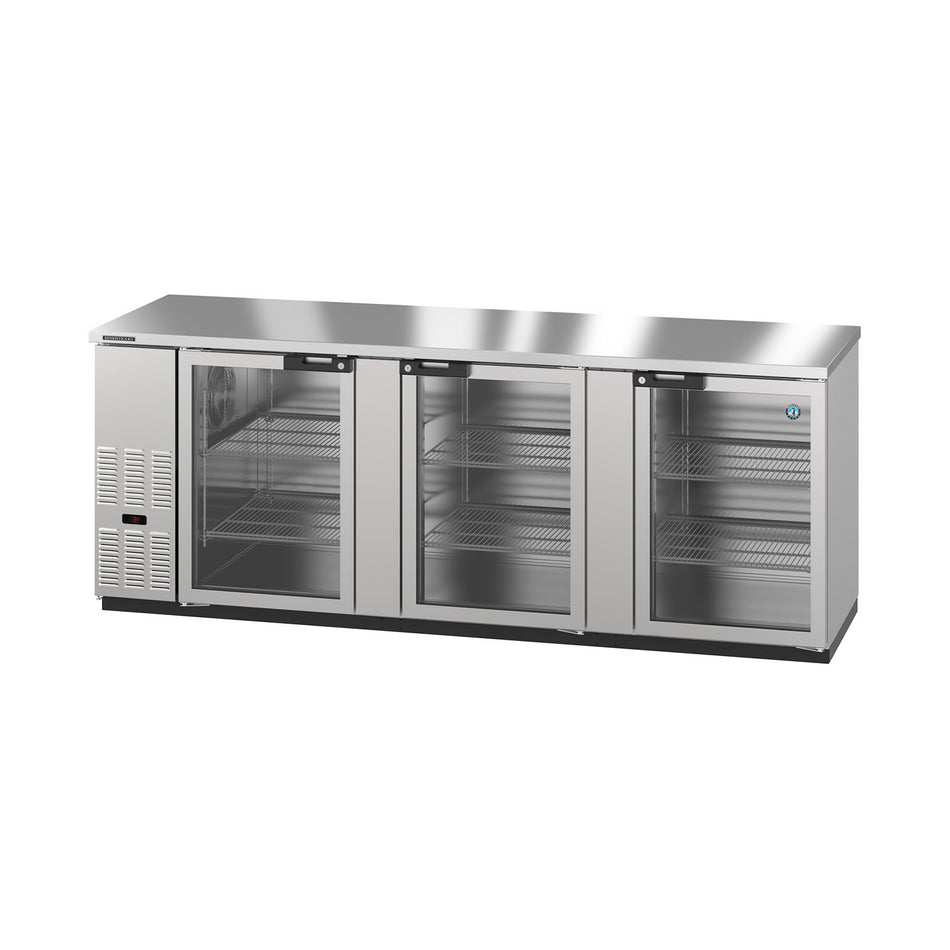 Hoshizaki BB95-G-S 95.5" 3-Door Commercial Back Bar Cooler, BB Series, 115V