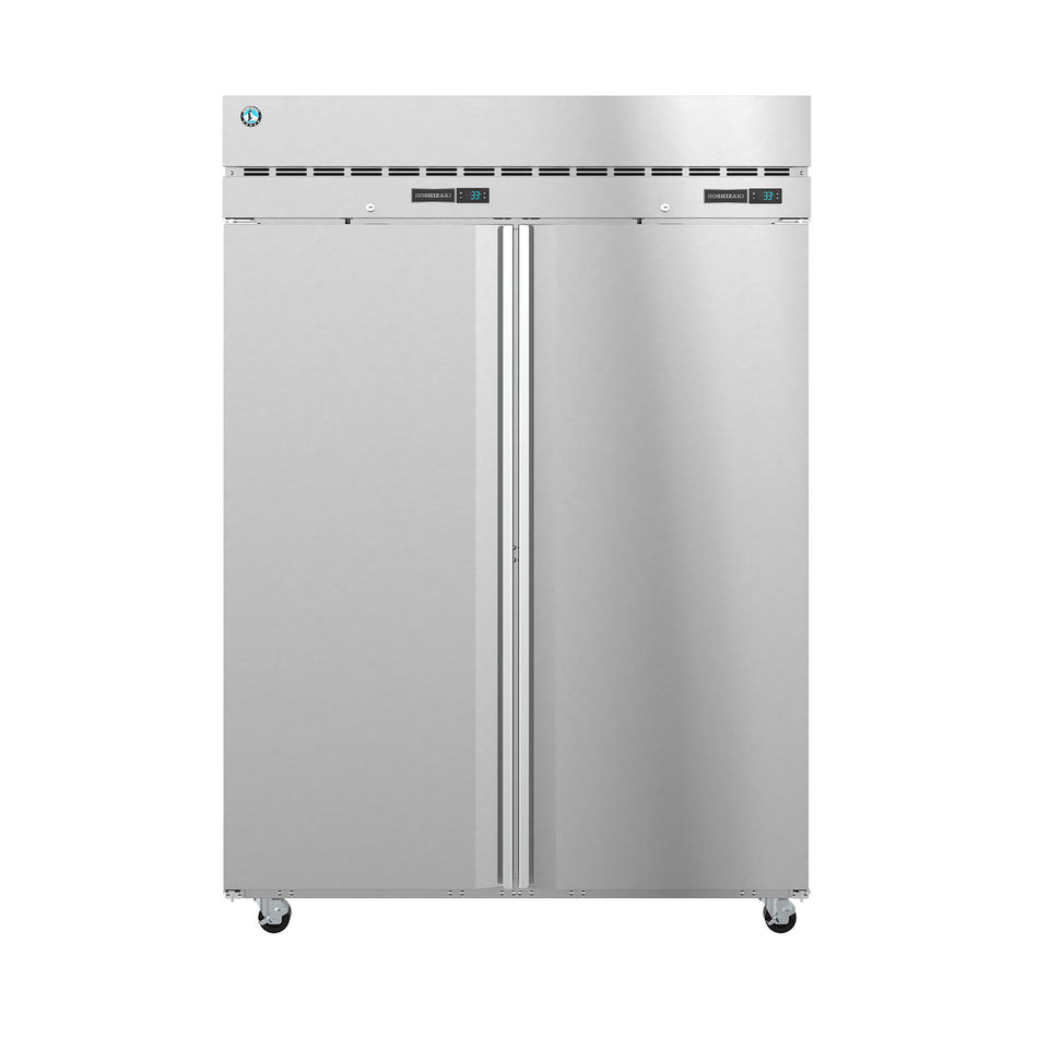 Hoshizaki DT2A-FS 55" 2-Door Commercial Dual Temp Refrigerator Freezer, Steelheart Series, 115V