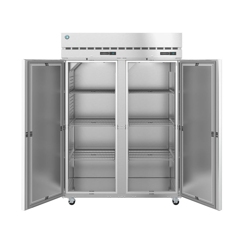 Hoshizaki DT2A-FS 55" 2-Door Commercial Dual Temp Refrigerator Freezer, Steelheart Series, 115V