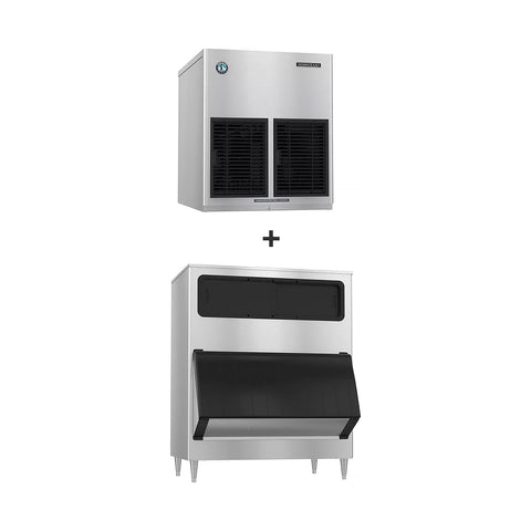 Hoshizaki F-1002MAJ/B-1150SS 980 lb/Day Flake Commercial Ice Machine & Ice Maker with Bin, Air Cooled, 1148 lb Storage, 115V