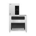 Hoshizaki F-1002MWJ/B-1150SS 955 lb/Day Flake Commercial Ice Machine & Ice Maker with Bin, Water Cooled, 1148 lb Storage, 115V