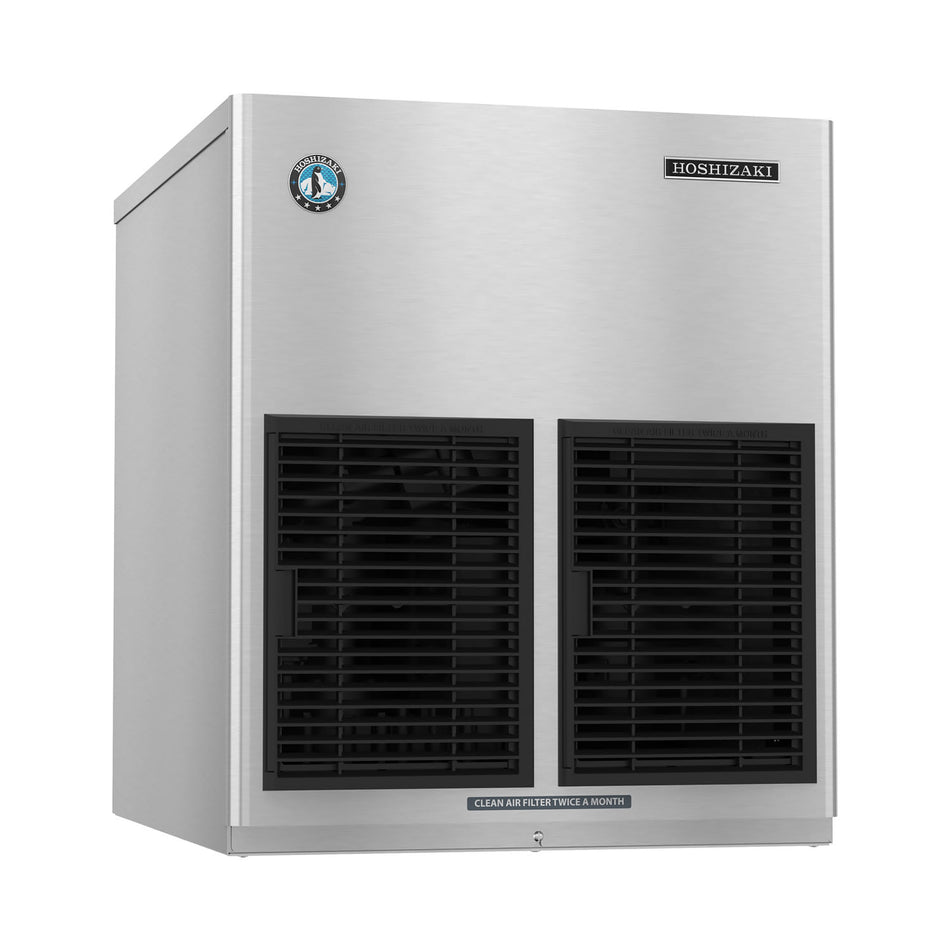 Hoshizaki F-1002MWJ/B-1300SS 955 lb/Day Flake Commercial Ice Machine & Ice Maker with Bin, Water Cooled, 1304 lb Storage, 115V