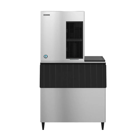 Hoshizaki F-2001MWJ/B-700SF/HS-2034 2043 lb/Day Flake Commercial Ice Machine & Ice Maker with Bin, Water Cooled, 700 lb Storage, 208/230V