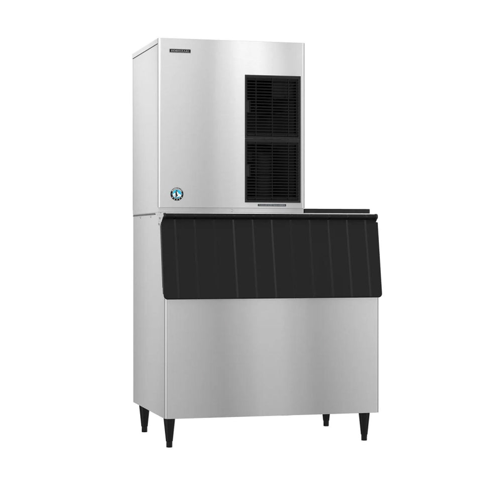 Hoshizaki F-2001MWJ/B-700SF/HS-2034 2043 lb/Day Flake Commercial Ice Machine & Ice Maker with Bin, Water Cooled, 700 lb Storage, 208/230V