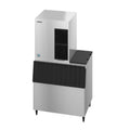 Hoshizaki F-2001MWJ/B-700SF/HS-2034 2043 lb/Day Flake Commercial Ice Machine & Ice Maker with Bin, Water Cooled, 700 lb Storage, 208/230V