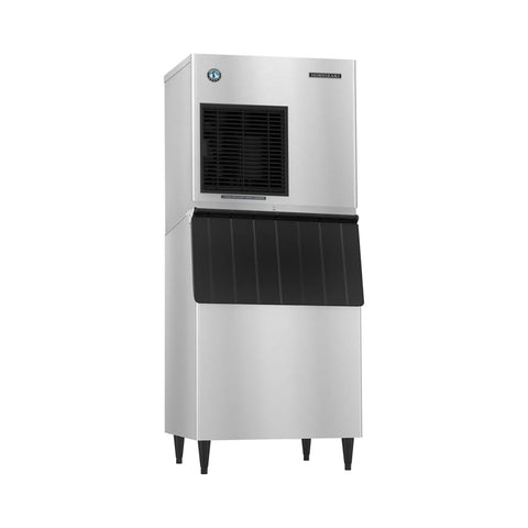 Hoshizaki F-422MAK-C/B-500SF 476 lb/Day Nugget Commercial Ice Machine & Ice Maker with Bin, Air Cooled, 500 lb Storage, 115V