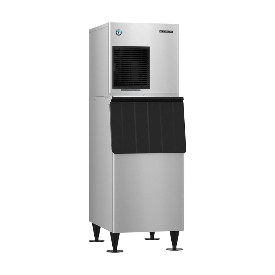 Hoshizaki F-422MAK/B-300SF 485 lb/Day Flake Commercial Ice Machine & Ice Maker with Bin, Air Cooled, 300 lb Storage, 115V