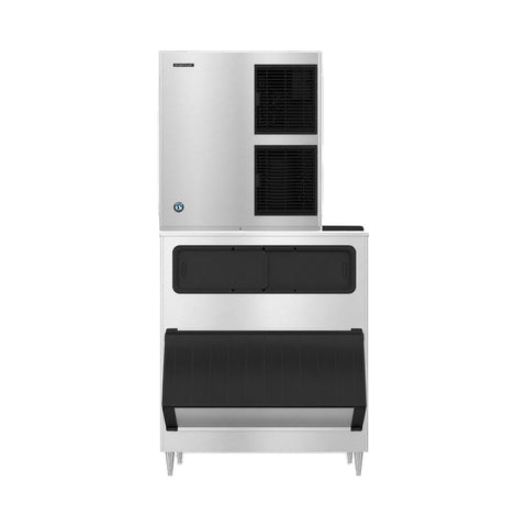 Hoshizaki KM-1130MAK2/B-1150SS 1087 lb/Day Crescent Cube Commercial Ice Machine & Ice Maker with Bin, Air Cooled, 1148 lb Storage, 208/230V
