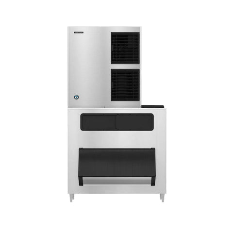 Hoshizaki KM-1130MAK2/B-1300SS 1087 lb/Day Crescent Cube Commercial Ice Machine & Ice Maker with Bin, Air Cooled, 1304 lb Storage, 208/230V
