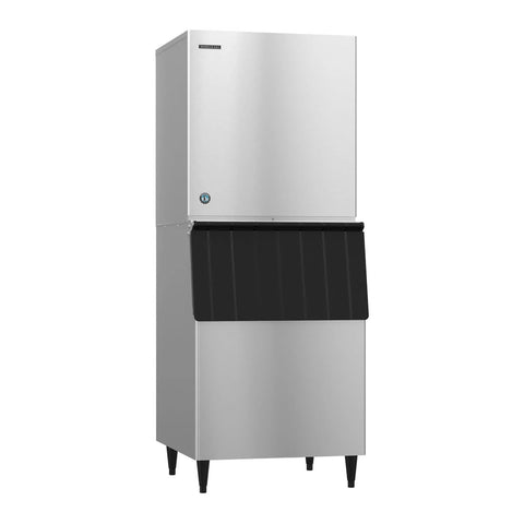 Hoshizaki KM-1100MWJ/B-500SF 1073 lb/Day Crescent Cube Commercial Ice Machine & Ice Maker with Bin, Water Cooled, 500 lb Storage, 208/230V