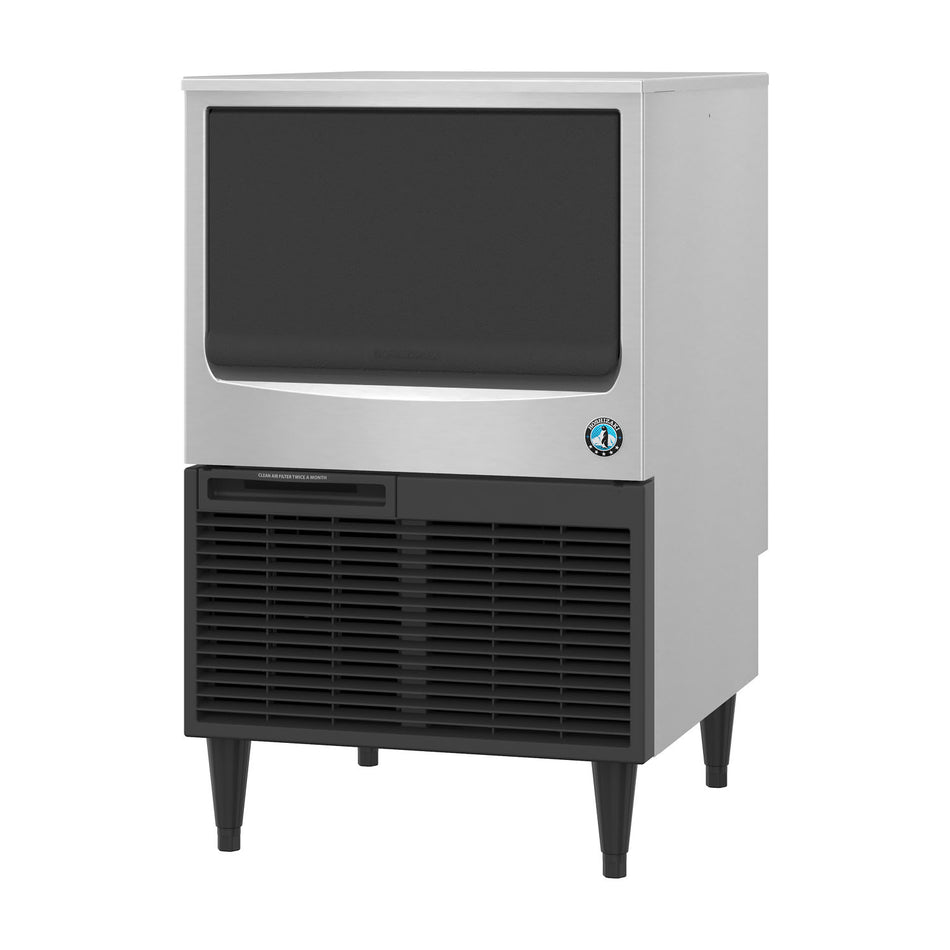 Hoshizaki KM-116BAJ 125 lb/Day Crescent Cube Commercial Ice Machine & Ice Maker with Bin, Air Cooled, 53 lb Storage, 115V