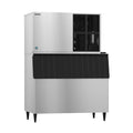 Hoshizaki KM-1301SAJ3/B-800SF 1427 lb/Day Crescent Cube Commercial Ice Machine & Ice Maker with Bin, Air Cooled, 800 lb Storage, 208/230V