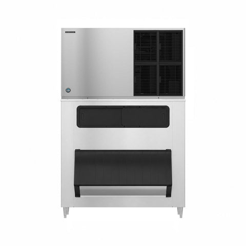 Hoshizaki KM-1301SAJ/B-1150SS 1365 lb/Day Crescent Cube Commercial Ice Machine & Ice Maker with Bin, Air Cooled, 1148 lb Storage, 208/230V
