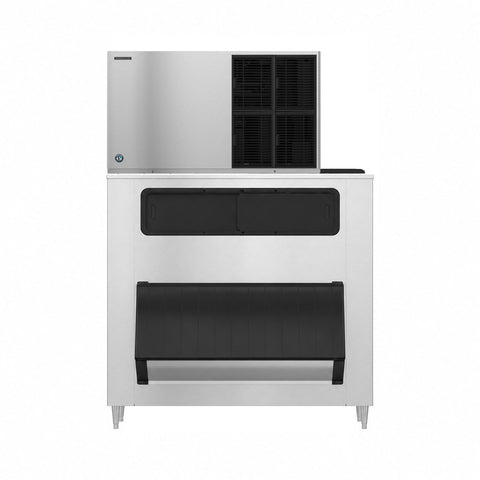 Hoshizaki KM-1301SAJ/B-1500SS 1365 lb/Day Crescent Cube Commercial Ice Machine & Ice Maker with Bin, Air Cooled, 1500 lb Storage, 208/230V