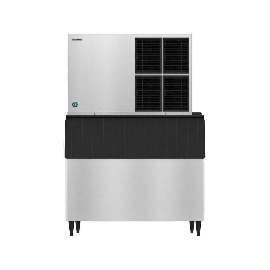 Hoshizaki KM-1301SAJ/B-900SF/HS-2032 1365 lb/Day Crescent Cube Commercial Ice Machine & Ice Maker with Bin, Air Cooled, 900 lb Storage, 208/230V