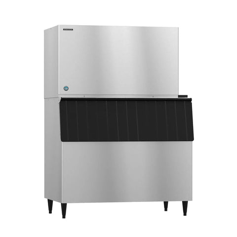 Hoshizaki KM-1301SWJ/B-800SF 1247 lb/Day Crescent Cube Commercial Ice Machine & Ice Maker with Bin, Water Cooled, 800 lb Storage, 208/230V