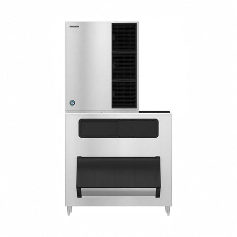 Hoshizaki KM-1340MAJ/B-1300SS 1275 lb/Day Crescent Cube Commercial Ice Machine & Ice Maker with Bin, Air Cooled, 1304 lb Storage, 208/230V