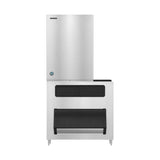Hoshizaki KM-1340MWJ/B-1150SS 1323 lb/Day Crescent Cube Commercial Ice Machine & Ice Maker with Bin, Water Cooled, 1148 lb Storage, 208/230V