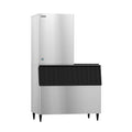 Hoshizaki KM-1340MWJ/B-900SF/HS-2035 1323 lb/Day Crescent Cube Commercial Ice Machine & Ice Maker with Bin, Water Cooled, 900 lb Storage, 208/230V