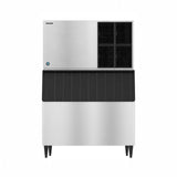 Hoshizaki KM-1601SAJ3/B-800SF 1513 lb/Day Crescent Cube Commercial Ice Machine & Ice Maker with Bin, Air Cooled, 800 lb Storage, 208/230V