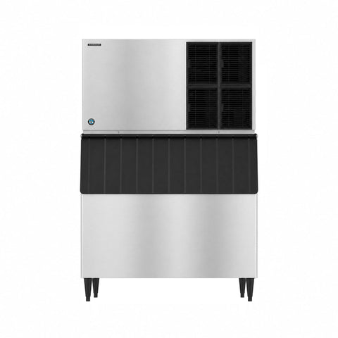 Hoshizaki KM-1601SAJ3/B-800SF 1513 lb/Day Crescent Cube Commercial Ice Machine & Ice Maker with Bin, Air Cooled, 800 lb Storage, 208/230V