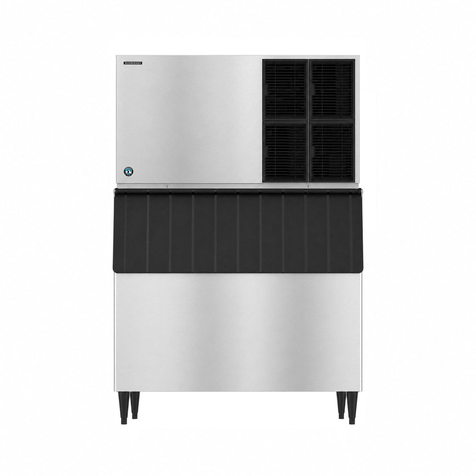 Hoshizaki KM-1601SAJ3/B-800SF 1513 lb/Day Crescent Cube Commercial Ice Machine & Ice Maker with Bin, Air Cooled, 800 lb Storage, 208/230V
