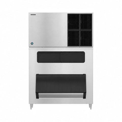 Hoshizaki KM-1601SAJ/B-1150SS 1513 lb/Day Crescent Cube Commercial Ice Machine & Ice Maker with Bin, Air Cooled, 1148 lb Storage, 208/230V