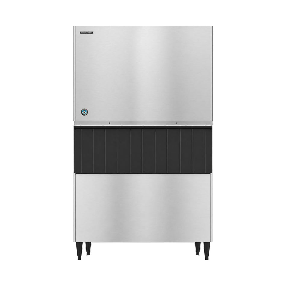 Hoshizaki KM-1601SWJ/B-800SF 1660 lb/Day Crescent Cube Commercial Ice Machine & Ice Maker with Bin, Water Cooled, 800 lb Storage, 208/230V