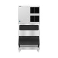 Hoshizaki KM-1900SAJ3/B-1300SS 1865 lb/Day Crescent Cube Commercial Ice Machine & Ice Maker with Bin, Air Cooled, 1304 lb Storage, 208/230V