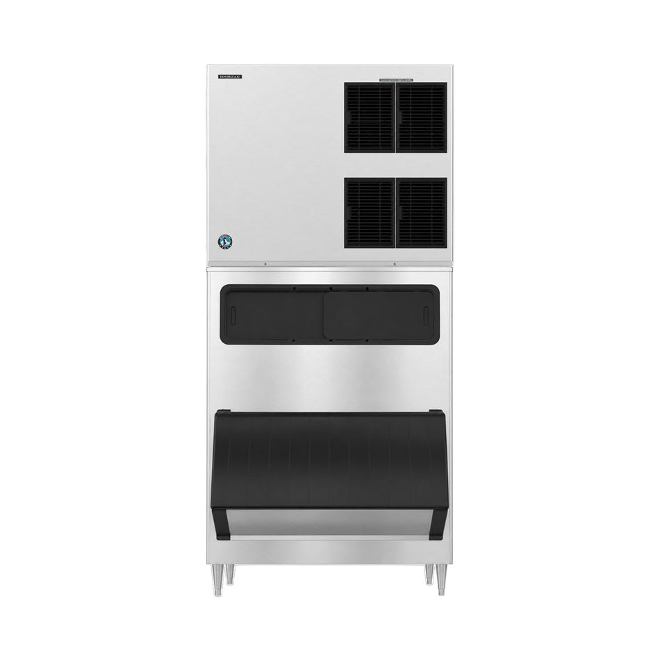 Hoshizaki KM-1900SAJ3/B-1300SS 1865 lb/Day Crescent Cube Commercial Ice Machine & Ice Maker with Bin, Air Cooled, 1304 lb Storage, 208/230V