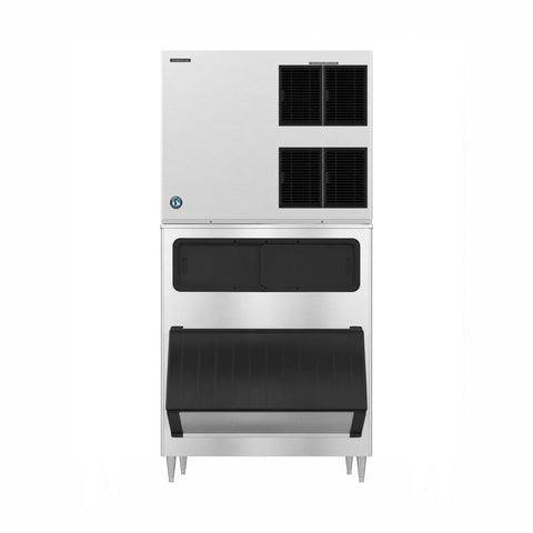Hoshizaki KM-1900SAJ/B-1150SS 1875 lb/Day Crescent Cube Commercial Ice Machine & Ice Maker with Bin, Air Cooled, 1148 lb Storage, 208/230V