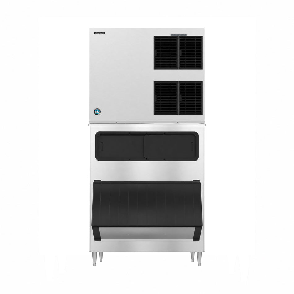 Hoshizaki KM-1900SAJ/B-1150SS 1875 lb/Day Crescent Cube Commercial Ice Machine & Ice Maker with Bin, Air Cooled, 1148 lb Storage, 208/230V