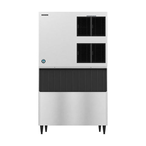 Hoshizaki KM-1900SAJ/B-800SF 1875 lb/Day Crescent Cube Commercial Ice Machine & Ice Maker with Bin, Air Cooled, 800 lb Storage, 208/230V