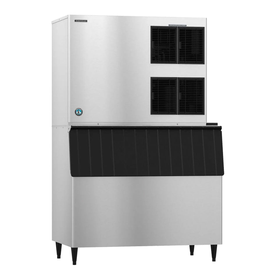 Hoshizaki KM-1900SAJ/B-900SF/HS-2032 1875 lb/Day Crescent Cube Commercial Ice Machine & Ice Maker with Bin, Air Cooled, 900 lb Storage, 208/230V