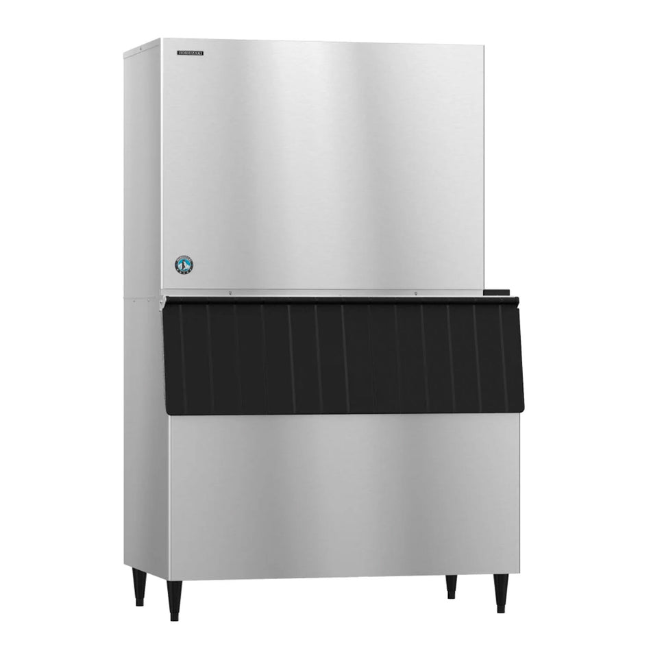 Hoshizaki KM-1900SWJ3/B-900SF/HS-2032 1880 lb/Day Crescent Cube Commercial Ice Machine & Ice Maker with Bin, Water Cooled, 900 lb Storage, 208/230V