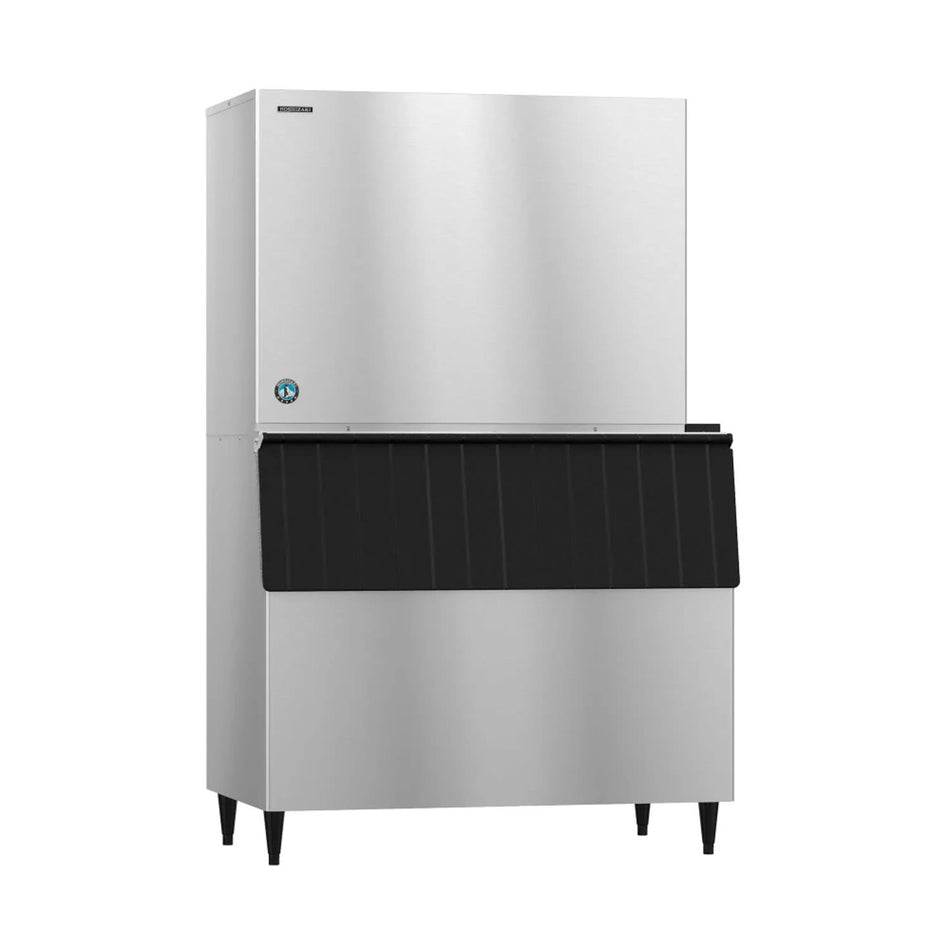 Hoshizaki KM-1900SWJ/B-900SF/HS-2032 1880 lb/Day Crescent Cube Commercial Ice Machine & Ice Maker with Bin, Water Cooled, 900 lb Storage, 208/230V