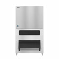Hoshizaki KM-2200SWJ3/B-1150SS 2221 lb/Day Crescent Cube Commercial Ice Machine & Ice Maker with Bin, Water Cooled, 1148 lb Storage, 208/230V