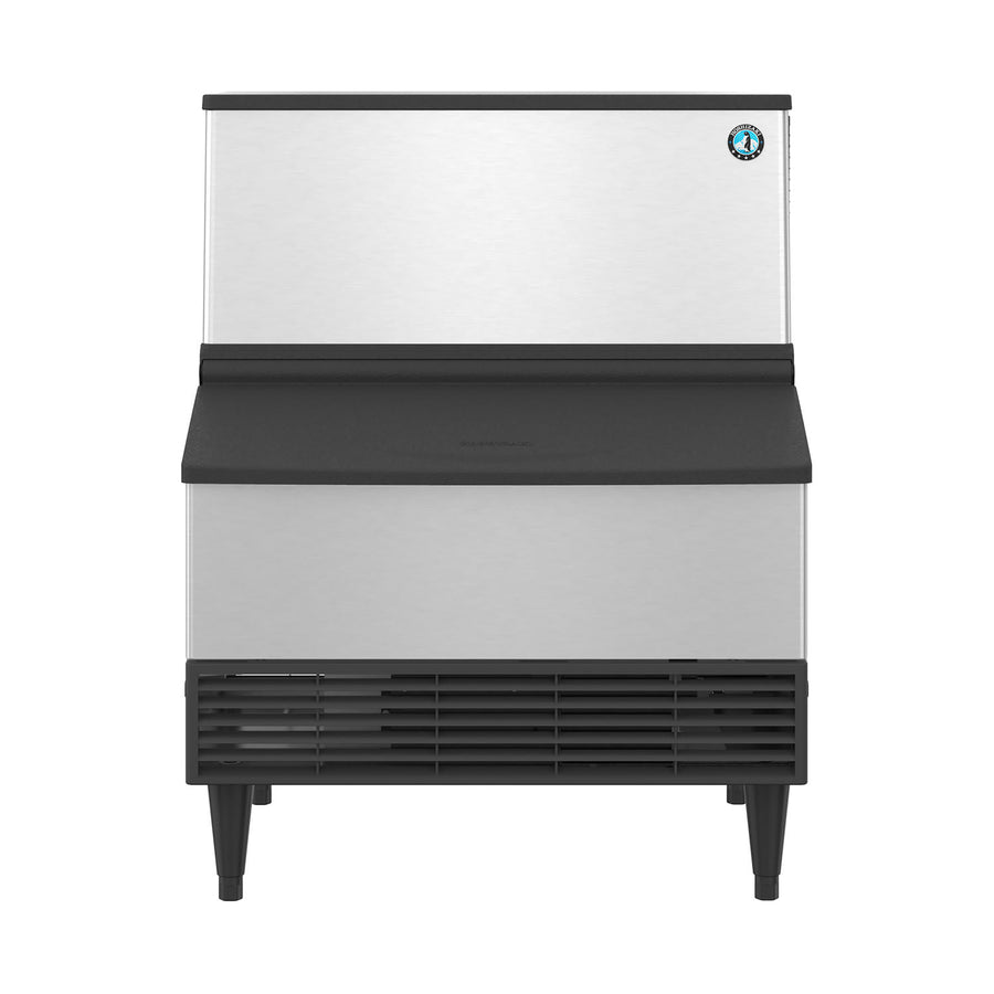 Hoshizaki KM-301BAK 285 lb/Day Crescent Cube Commercial Ice Machine & Ice Maker with Bin, Air Cooled, 100 lb Storage, 115V