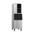 Hoshizaki KM-322MAK/B-300SF 489 lb/Day Crescent Cube Commercial Ice Machine & Ice Maker with Bin, Air Cooled, 300 lb Storage, 115V