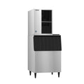 Hoshizaki KM-322MAK/B-500SF 489 lb/Day Crescent Cube Commercial Ice Machine & Ice Maker with Bin, Air Cooled, 500 lb Storage, 115V