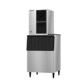 Hoshizaki KM-322MAK/B-500SF 489 lb/Day Crescent Cube Commercial Ice Machine & Ice Maker with Bin, Air Cooled, 500 lb Storage, 115V