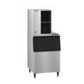 Hoshizaki KM-322MAK/B-500SF 489 lb/Day Crescent Cube Commercial Ice Machine & Ice Maker with Bin, Air Cooled, 500 lb Storage, 115V
