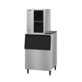Hoshizaki KM-322MAK/B-500SF 489 lb/Day Crescent Cube Commercial Ice Machine & Ice Maker with Bin, Air Cooled, 500 lb Storage, 115V
