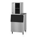 Hoshizaki KM-520MAJ/B-500SF/HS-2033 548 lb/Day Crescent Cube Commercial Ice Machine & Ice Maker with Bin, Air Cooled, 500 lb Storage, 115V