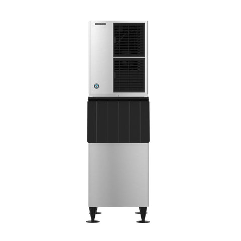 Hoshizaki KM-622MAK/B-300SF 673 lb/Day Crescent Cube Commercial Ice Machine & Ice Maker with Bin, Air Cooled, 300 lb Storage, 115V