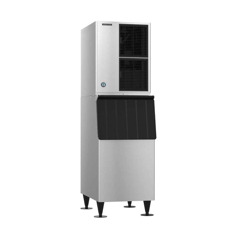Hoshizaki KM-622MAK/B-300SF 673 lb/Day Crescent Cube Commercial Ice Machine & Ice Maker with Bin, Air Cooled, 300 lb Storage, 115V