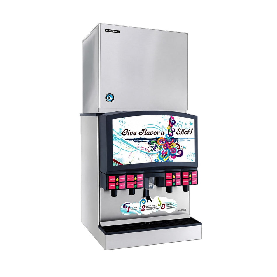 Hoshizaki KMS-1402MLJ 1501 lb/Day Crescent Cube Commercial Ice Machine & Ice Maker, Remote Cooled, Modular Head, 115V