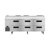 Hoshizaki PR93B-D6 93" Commercial Prep Table, Steelheart Series, 115V